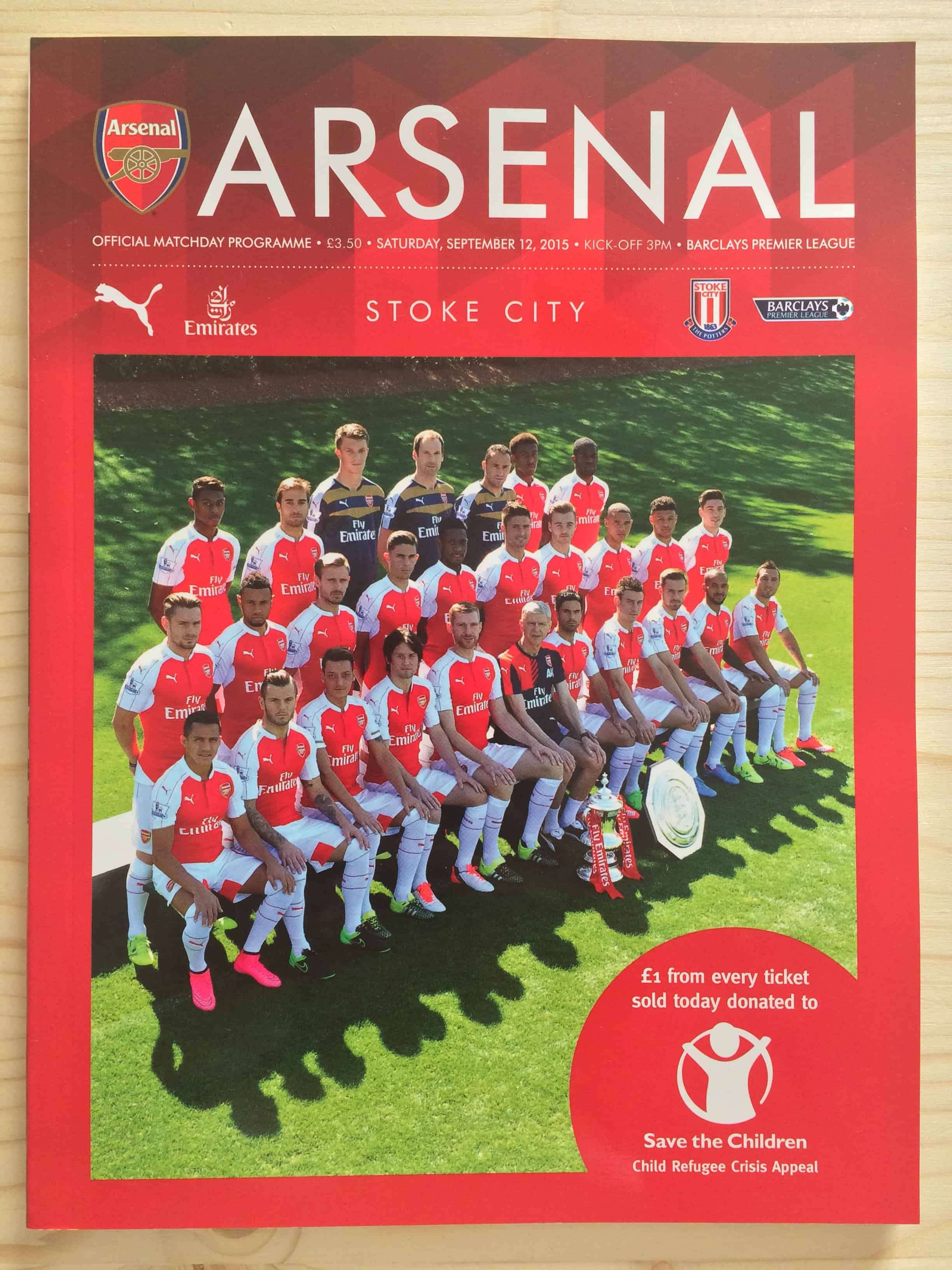 Arsenal FC v Stoke City FC